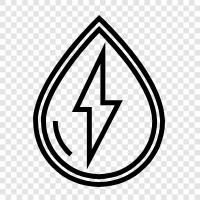 hydroelectricity, renewable, clean, sustainable icon svg