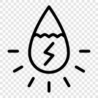 hydroelectricity, water, power, energy icon svg