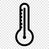 Hygrometer, Thermostat, Thermos, Thermometer icon svg