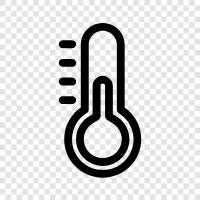 hygrometer, thermometer, weather station icon svg