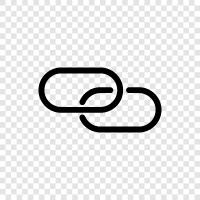 hypertext, hypermedia, hyperlink library, hyperlink editor icon svg