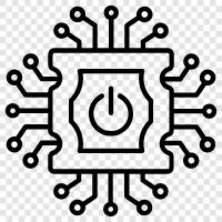 IC, elektronische, elektronische Geräte, Komponenten symbol