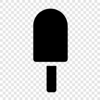 ice cream, frozen dessert, popsicle, Ice Lolly icon svg