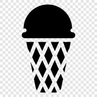 Ice Cream Cone Maker, Ice, Ice Cream Cone icon svg