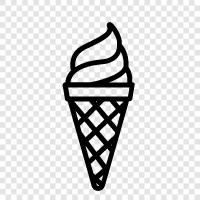 Ice Cream Cone Shop, Ice Cream Cone Maker, Ice Cream C, Ice Cream Cone icon svg