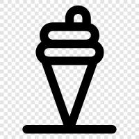 Eisbecher, Eissalon, Eiscreme symbol