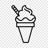 Ice Cream Cones, Ice Cream Sundae, Ice Cream Sandwich, Sco icon svg