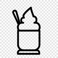 ice cream, sweet, creamy, delicious icon svg