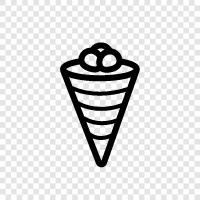 Ice Cream, cones, cones for sale, cone maker icon svg