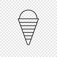 Ice Cream Parlor, Sundae, Custard, Blizzard icon svg