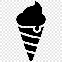 Eiscreme Sundae, Ice Cream Cone Maker, Ice Cream Cone symbol