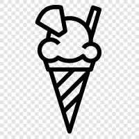 Ice Cream Sundae, Ice Cream, Ice Cream Cones, Ice Cream Cone icon svg