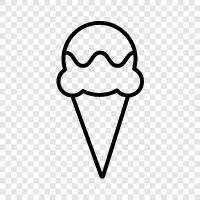 Ice Cream Sundae, Ice Cream Cake, Ice Cream Pie, Ice Cream icon svg