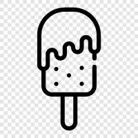 ice cream, popsicles, frozen treat, Popsicle icon svg