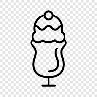 ice cream, dessert, sweet, cream icon svg