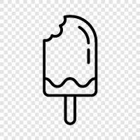 ice cream, Popsicle icon svg