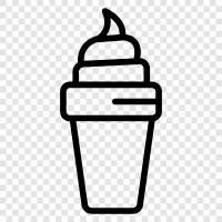Ice Cream, cone, Scoop, Serve icon svg