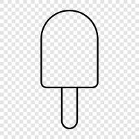 ice pops, frozen treats, popsicles, summer treats icon svg