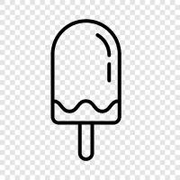 ice pops, frozen treats, Popsicle icon svg