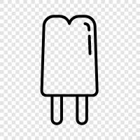 ice pops, frozen treat, summer, popsicles icon svg