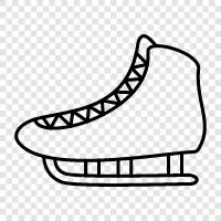 ice skate shoes, ice skaters, ice skate rink, ice skating icon svg