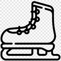 Ice Skating, Ice Skating Rinks, Ice Skate icon svg