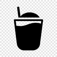 iced coffee, cold coffee, frappuccino, mocha icon svg
