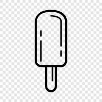 iced pop, frozen treat, frozen cocktail, popsicle stick icon svg