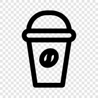 iced takeaway cup, cold coffee, iced coffee, coffee icon svg