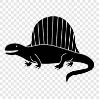 ichthyosaur, ichthyosaur kemik, ich, dimetrodon ikon svg