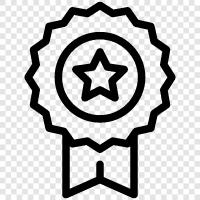 icon, badge, awards, recognition icon svg