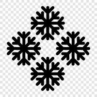 icy, cold, frozen, snow icon svg