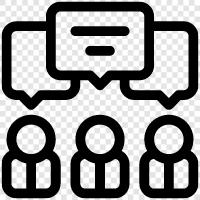 ideas, talk, exchange, communication icon svg