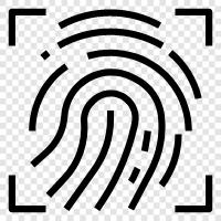 Identification, Print, Fingerprints, Fingerprint icon svg