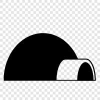 igloo, igloo heater, igloo insulation, igloo shelter icon svg