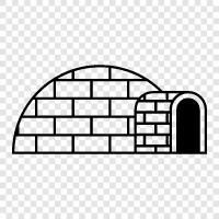 igloo, igloo kits, igloo tents, igloo shelters icon svg