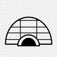 igloo, igloo building, igloo design, igloo insulation icon svg