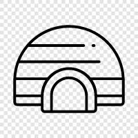 igloo, igloo heater, igloo cooler, igloo shelter icon svg