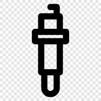 Ignition, Spark Plugs, Carburetor, Ignition Coil icon svg