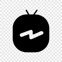 IGTV, Instagram TV, YouTube TV, Facebook TV icon svg