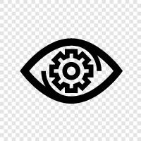 image processing, machine learning, computer vision algorithms, computer vision icon svg