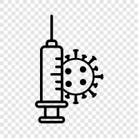 Bağışıklama, Aşı, Hastalık, Önlem ikon svg