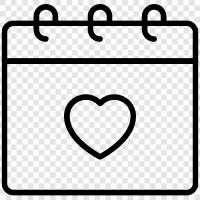 important dates for school, important dates for work, important dates for birthdays, important dates icon svg