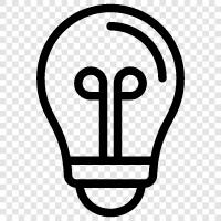 Incandescent, CFL, LED, Power icon svg