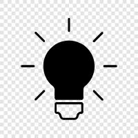 incandescent, fluorescent, wattage, types icon svg