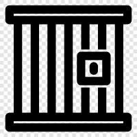 incarceration, prison, lockup, jail icon svg