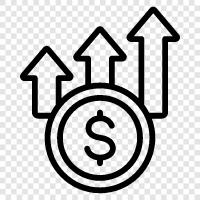 income, earnings, cash flow, profits icon svg