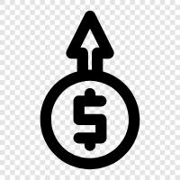 income, cash flow, earnings, surplus icon svg