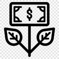 Income Growth, Cash Flow Growth, Stock Market Growth, Real Estate Growth icon svg