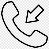 Incoming Call icon svg